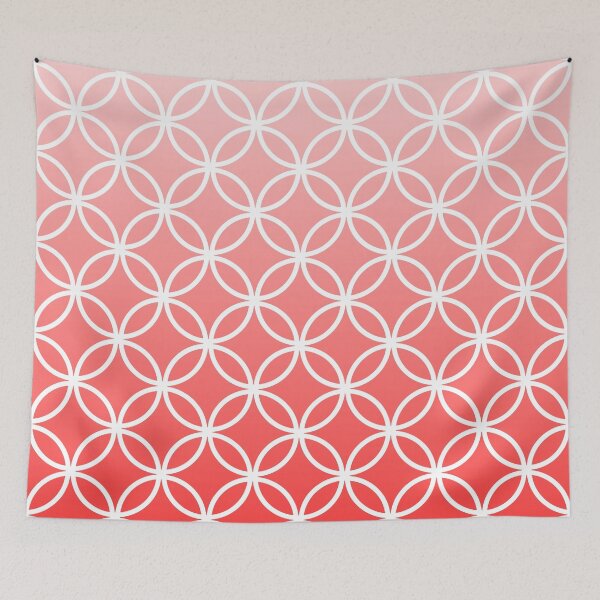 Item preview, Pink Ombre Lattice Circles designed and sold by ImageNugget.