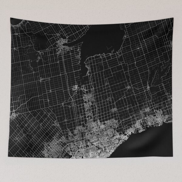 Item preview, Toronto map designed and sold by linelinelines.