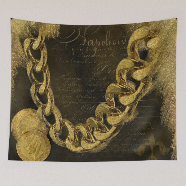 Item preview, Napoleons Gold, glitter, brown, monochrome designed and sold by Glimmersmith.