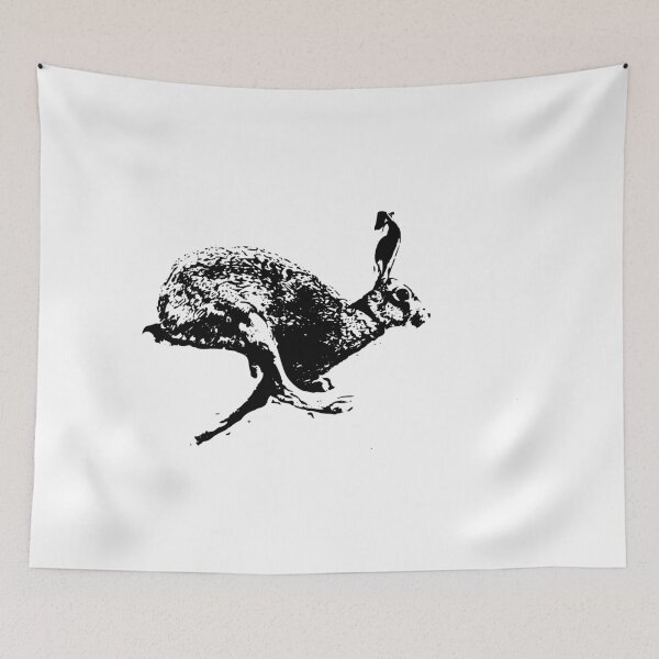 Item preview, bounding hare white designed and sold by izzykjb.