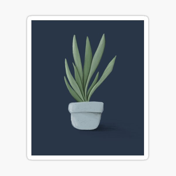 Pot Plant No.1 Sticker
