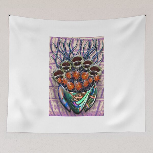 Item preview, Reflector Flowers in the Wall Vase designed and sold by GolemAura.