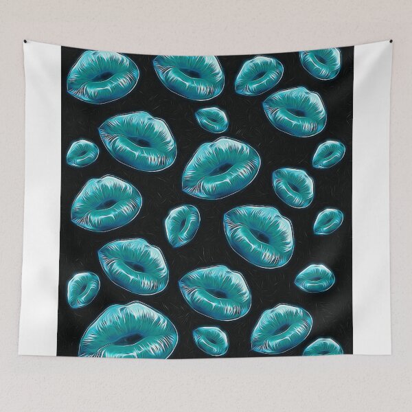 Item preview, Sassy Lips Turquoise  designed and sold by OCDesigns2.
