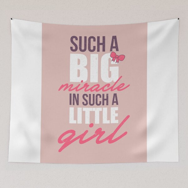 Item preview, Such a big miracle in such a little girl designed and sold by nektarinchen.