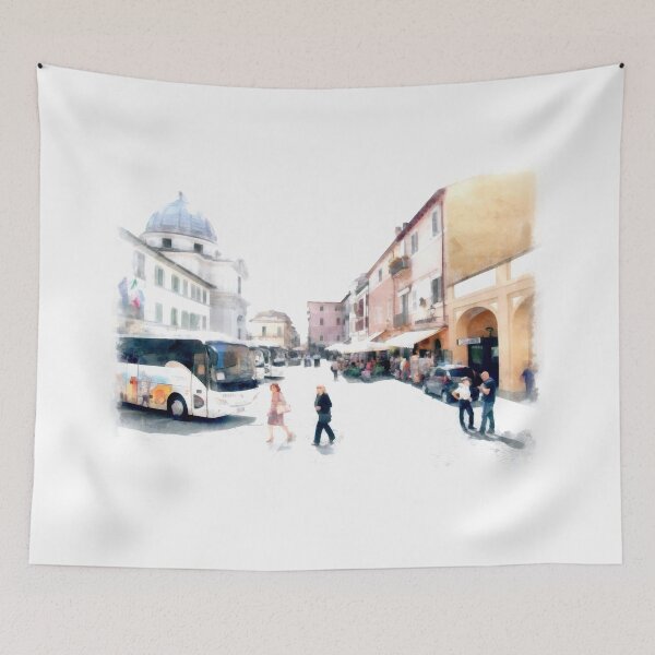 Item preview, Castel Gandolfo: square designed and sold by Giuseppe Cocco.