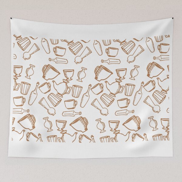 Item preview, Dishes brown pattern designed and sold by Kapitosh.