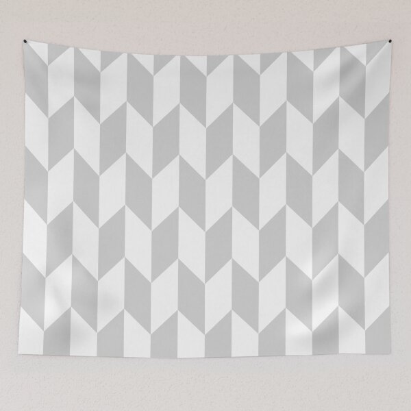 Item preview, LightGrey Thick Offset Chevrons designed and sold by ImageNugget.