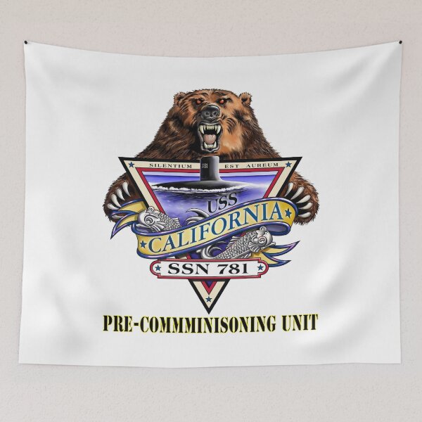 Item preview, SSN-781 USS California Pre-Commissioning Crest designed and sold by Nikki SpaceStuffPlus.