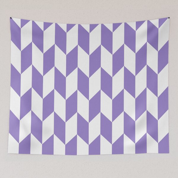 Item preview, Lavender Thick Offset Chevrons designed and sold by ImageNugget.