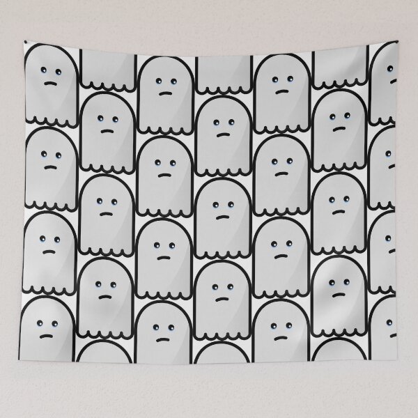 Item preview, Cute Sad Spooky Ghost  designed and sold by tacolover47.