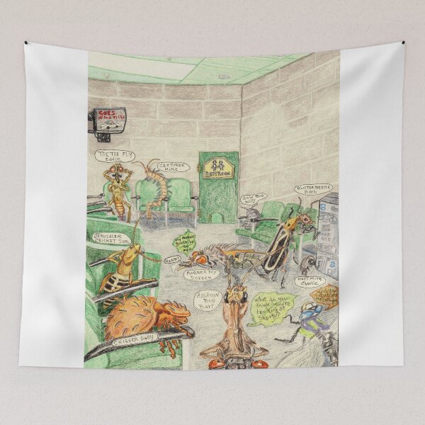 Item preview, Prisoner's Waiting Room, Bugs Gone Bad designed and sold by pinkyjainpan.