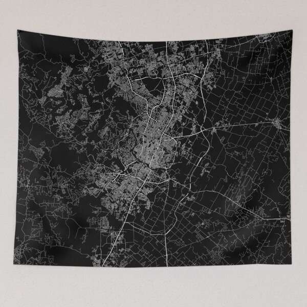 Item preview, Austin map designed and sold by linelinelines.
