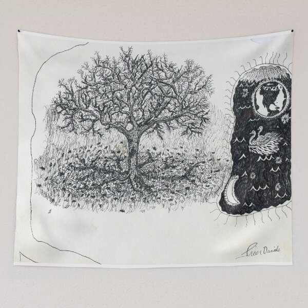Item preview, Tree and Dreams Black and White designed and sold by Greer Daniels.