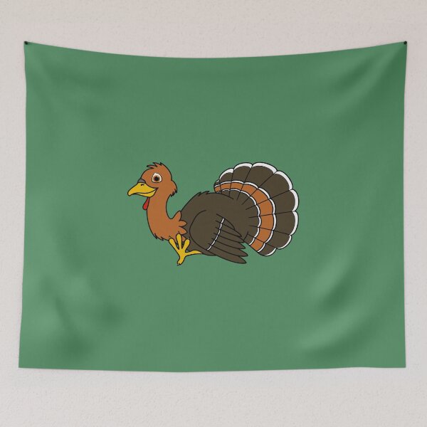 Item preview, Thanksgiving Turkey with Orange Feathers designed and sold by Grifynne.
