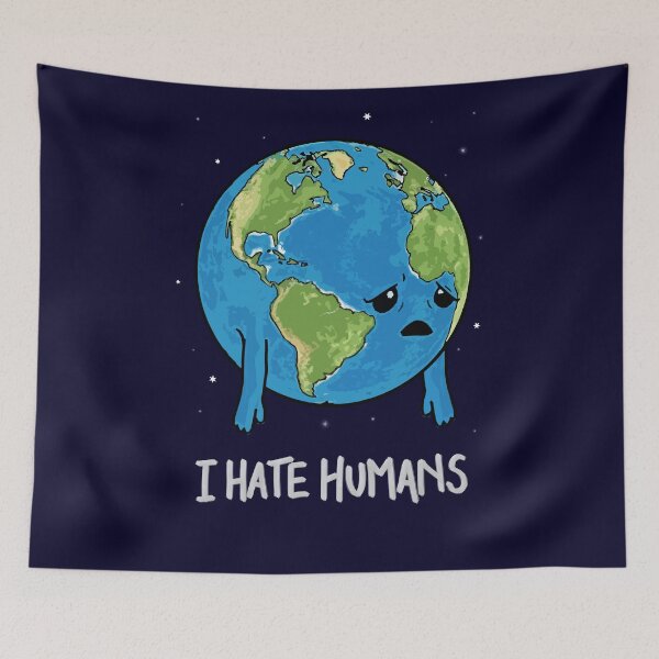Item preview, I Hate Humans designed and sold by Grovian.