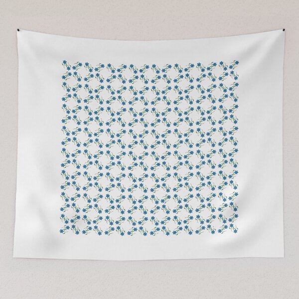 Item preview, Blue flowers pattern designed and sold by Ederella.