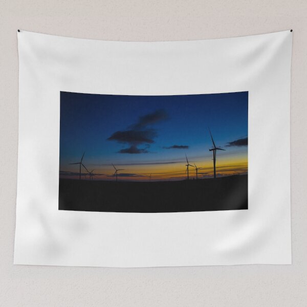 Item preview, Sunset at the Windfarm 2 designed and sold by Tek-Photography.