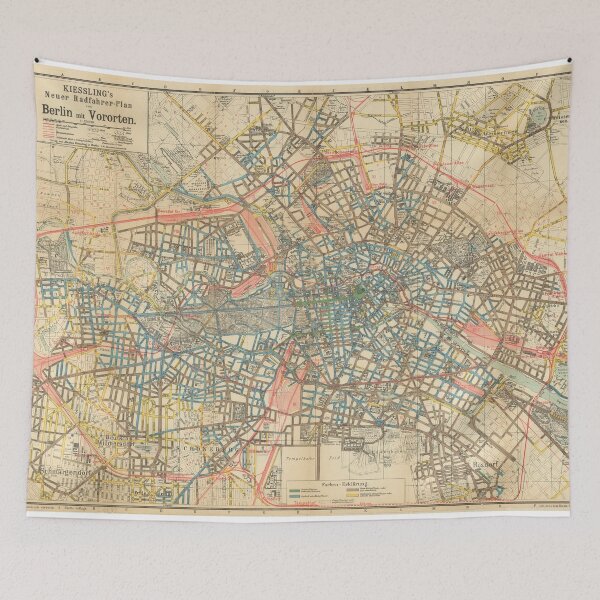 Item preview, Vintage Map of Berlin Germany (1904) designed and sold by BravuraMedia.