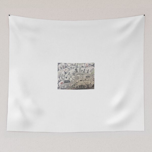Item preview, London illustarted map designed and sold by sanyijudit.