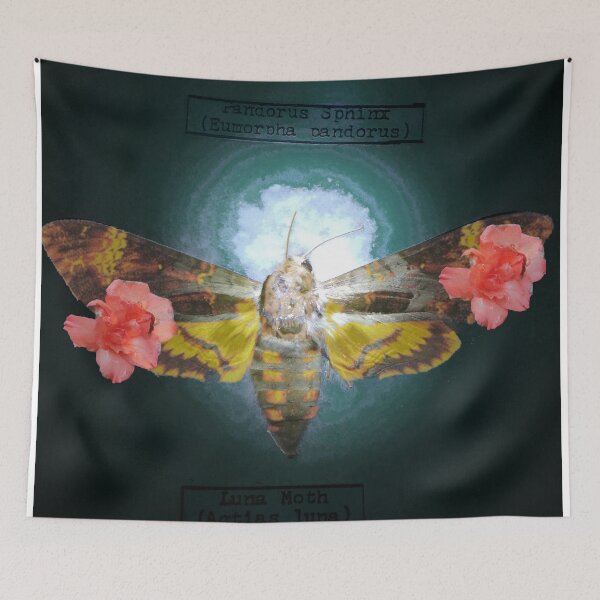 Item preview, Death Moth Floral designed and sold by chemicalcrucifx.