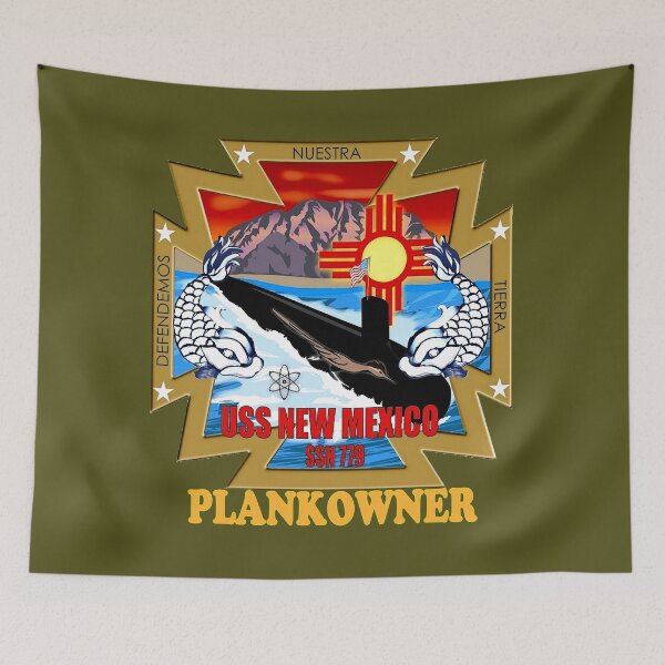Item preview, SSN-779 USS  Logo Plank Owner Logo for Dark Colors designed and sold by Nikki SpaceStuffPlus.