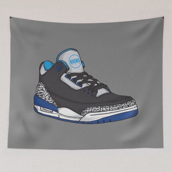 Item preview, Shoes Blue Grey (Kicks) designed and sold by Pancho The Macho.