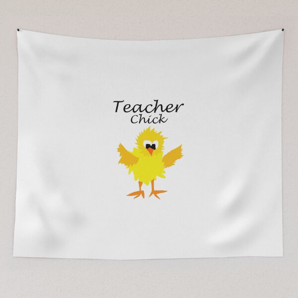 Item preview, Funny Cool Teacher Chick Art designed and sold by Nature's Fancy.