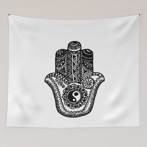 Item preview, Yin Yang Hamsa designed and sold by Marlena Penn.
