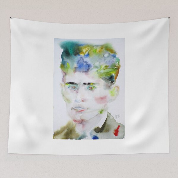 Item preview, FRANZ KAFKA - watercolor portrait.5 designed and sold by lautir.
