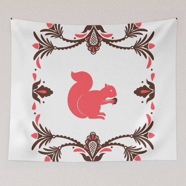 Item preview, Folk Squirrel designed and sold by istaria.