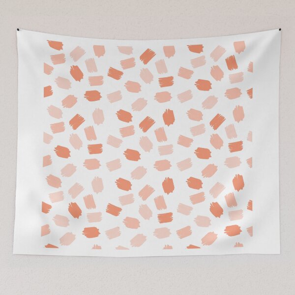 Item preview, Cadmium Orange Brushstrokes designed and sold by Blkstrawberry.