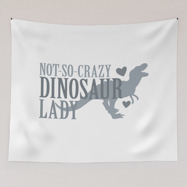 Item preview, NOT-SO-CRAZY Dinosaur Lady designed and sold by jazzydevil.