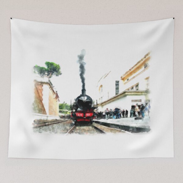 Item preview, Locomotive in station designed and sold by Giuseppe Cocco.