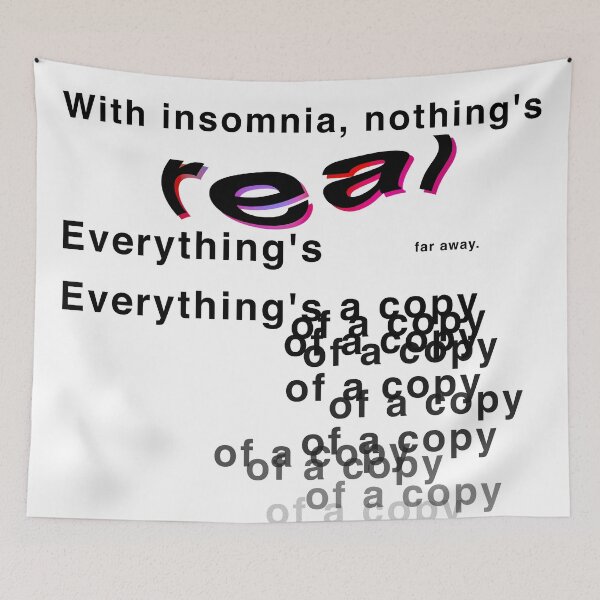 Item preview, Fight Club Insomnia designed and sold by jarrahs.