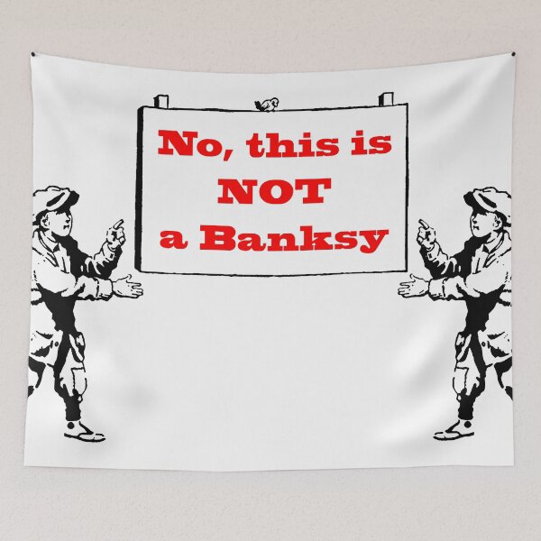Artikelvorschau, Nein, das ist kein Banksy entworfen und verkauft von Hedrin.