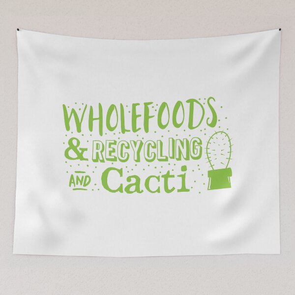 Item preview, Wholefoods and recycling and Cacti designed and sold by jazzydevil.