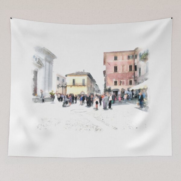 Item preview, Castel Gandolfo: square designed and sold by Giuseppe Cocco.