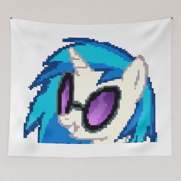 Item preview, DJ PON3 Pixel My Little Pony Brony Pegasister designed and sold by FlutterMuffins.