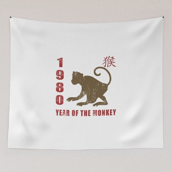 Item preview, Year of The Monkey 1980 Chinese Zodiac Monkey 1980 designed and sold by ChineseZodiac.