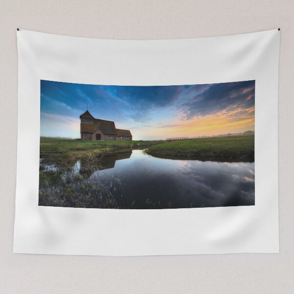 Item preview, Sunrise over Church designed and sold by Svetlana Sewell.