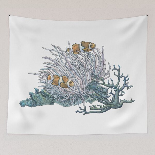 Item preview, Clownfish and Anemone designed and sold by aliciapuran.