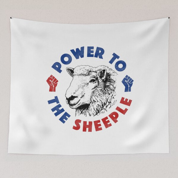 Item preview, Power To The Sheeple designed and sold by Yipptee Shirts.