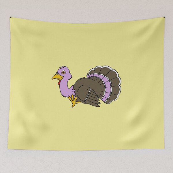 Item preview, Thanksgiving Turkey with Light Purple Feathers designed and sold by Grifynne.