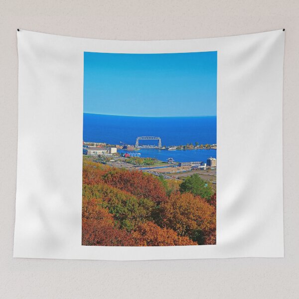 Item preview, Aerial Lift Bridge in Autumn Glory  designed and sold by Robert Meyers-Lussier.