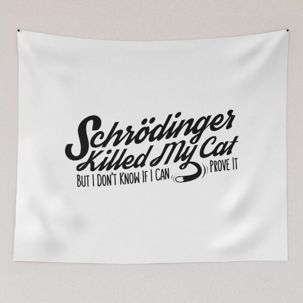 Item preview, Schrödinger's Cat designed and sold by 31Threads.