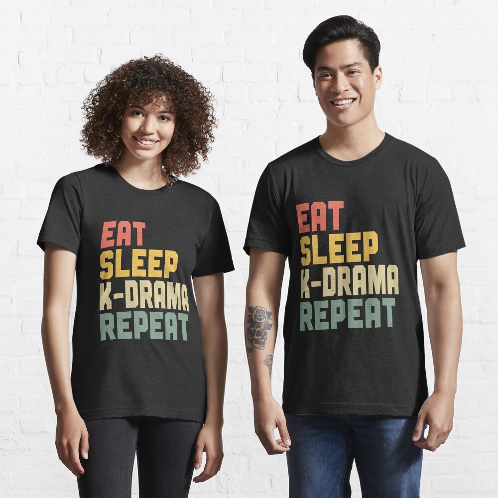 Eat Sleep K-Drama Repeat Essential T-Shirt