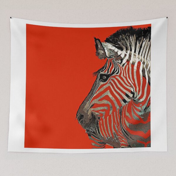 Item preview, Zebra Red and White designed and sold by Overthetopsm.