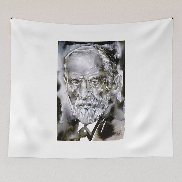 Item preview, SIGMUND FREUD - watercolor portrait.7 designed and sold by lautir.