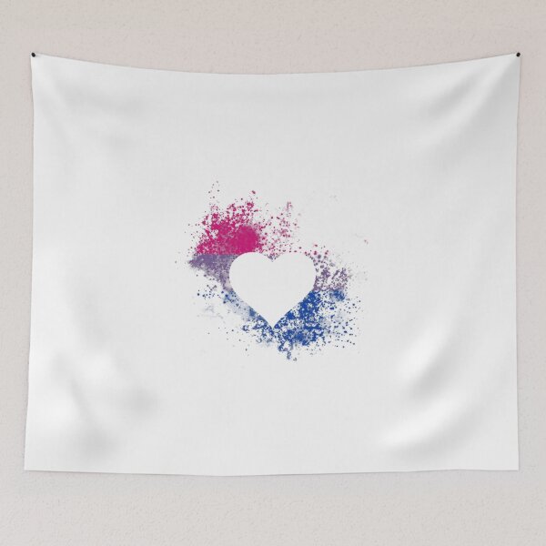 Item preview, Bisexual Pride Heart designed and sold by Spanatos.