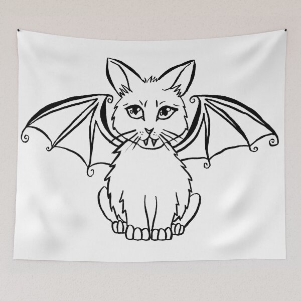 Item preview, Bat Cat designed and sold by LegendOfZeldy.